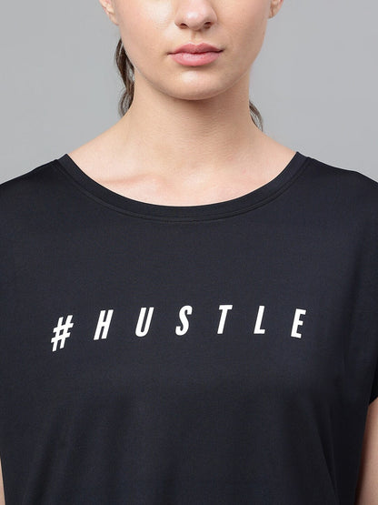 MKH Typography Printed Extended Sleeves Dri-FIT Relaxed Fit T-shirt