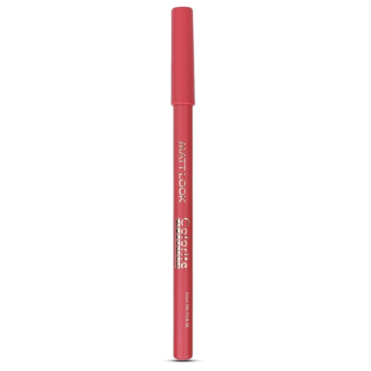 Matt Look Colorite Lip Contour Professional Matte Lip Color Pencil - Love Me Pink 18