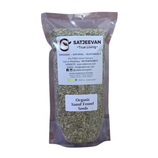 Satjeevan Organic Saunf Fennel Seeds
