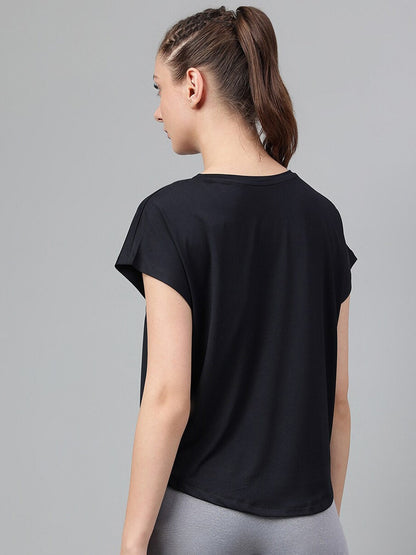 MKH Typography Printed Extended Sleeves Dri-FIT Relaxed Fit T-shirt