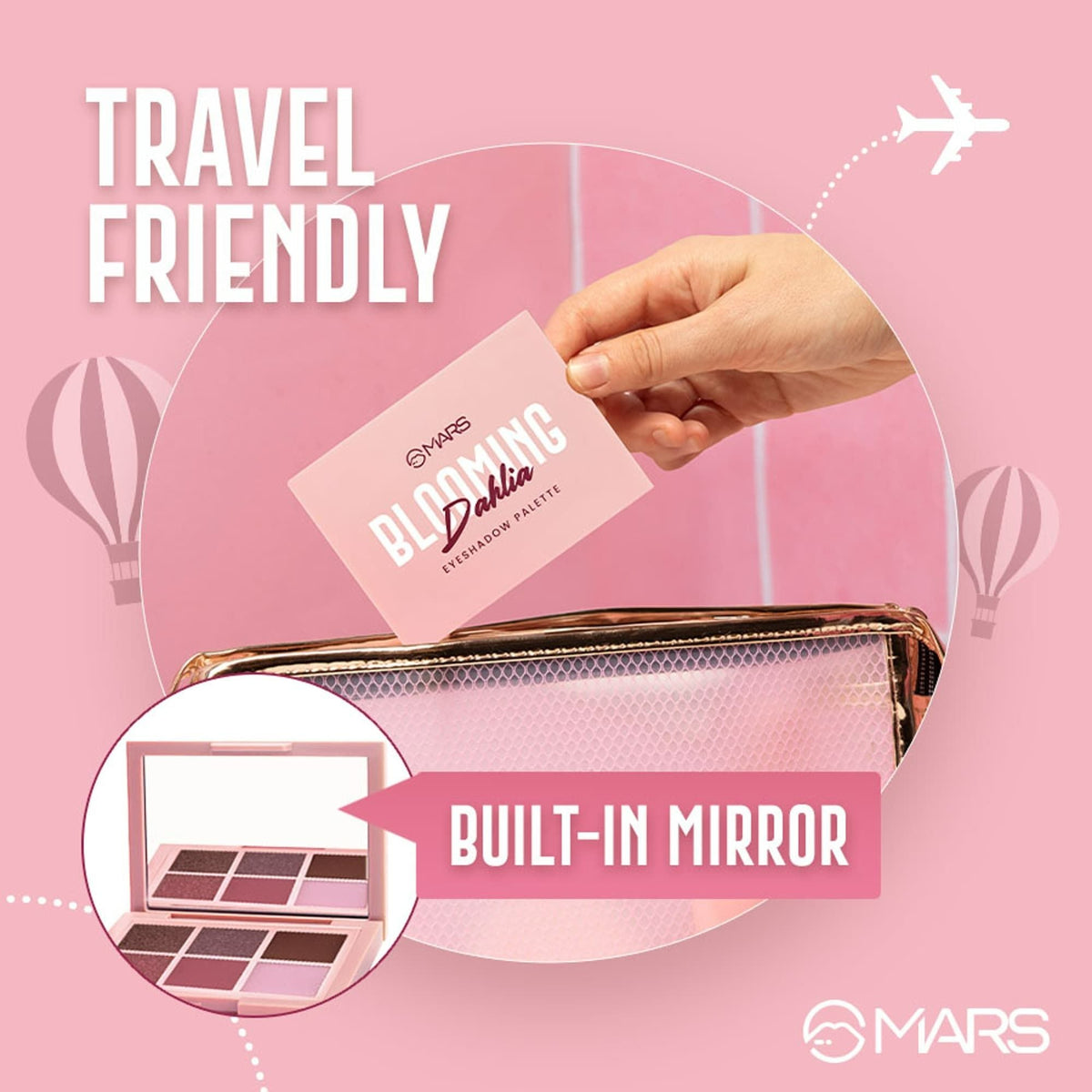 MARS Cosmetics Blooming Matte & Shimmer Eyeshadow Palette - 03 Imperial