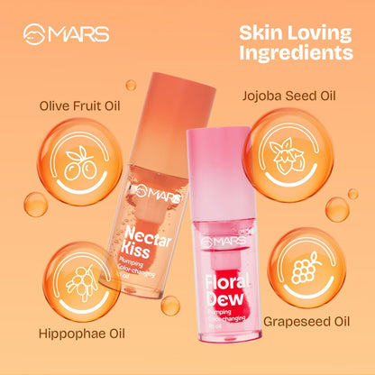 MARS Cosmetics Plumping Color Changing Lip Oil - Nectar Kiss