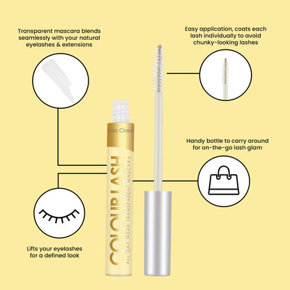 Miss Claire Colourlash All Day Wear Transparent Mascara