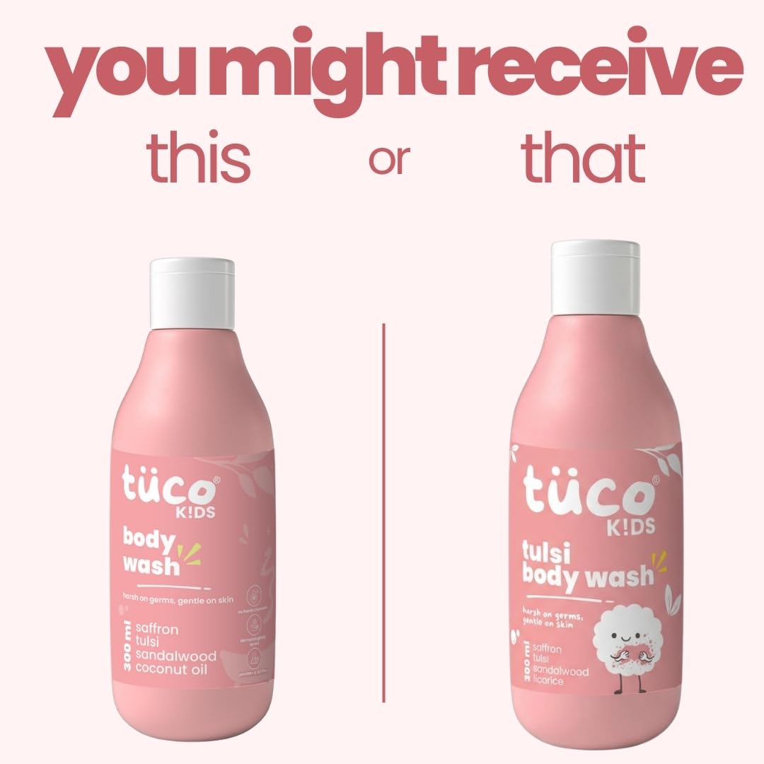 TuCo Intelligent Kids Grime Master Shower Gel With Tulsi, Saffron & Sandalwood