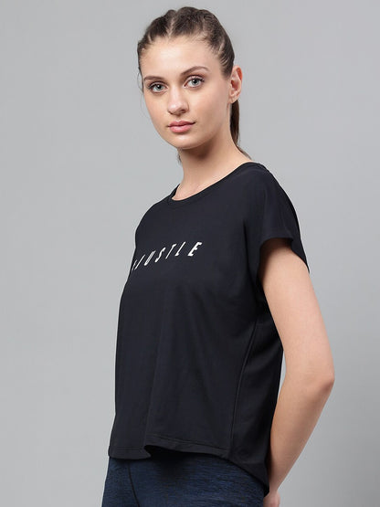 MKH Typography Printed Extended Sleeves Dri-FIT Relaxed Fit T-shirt