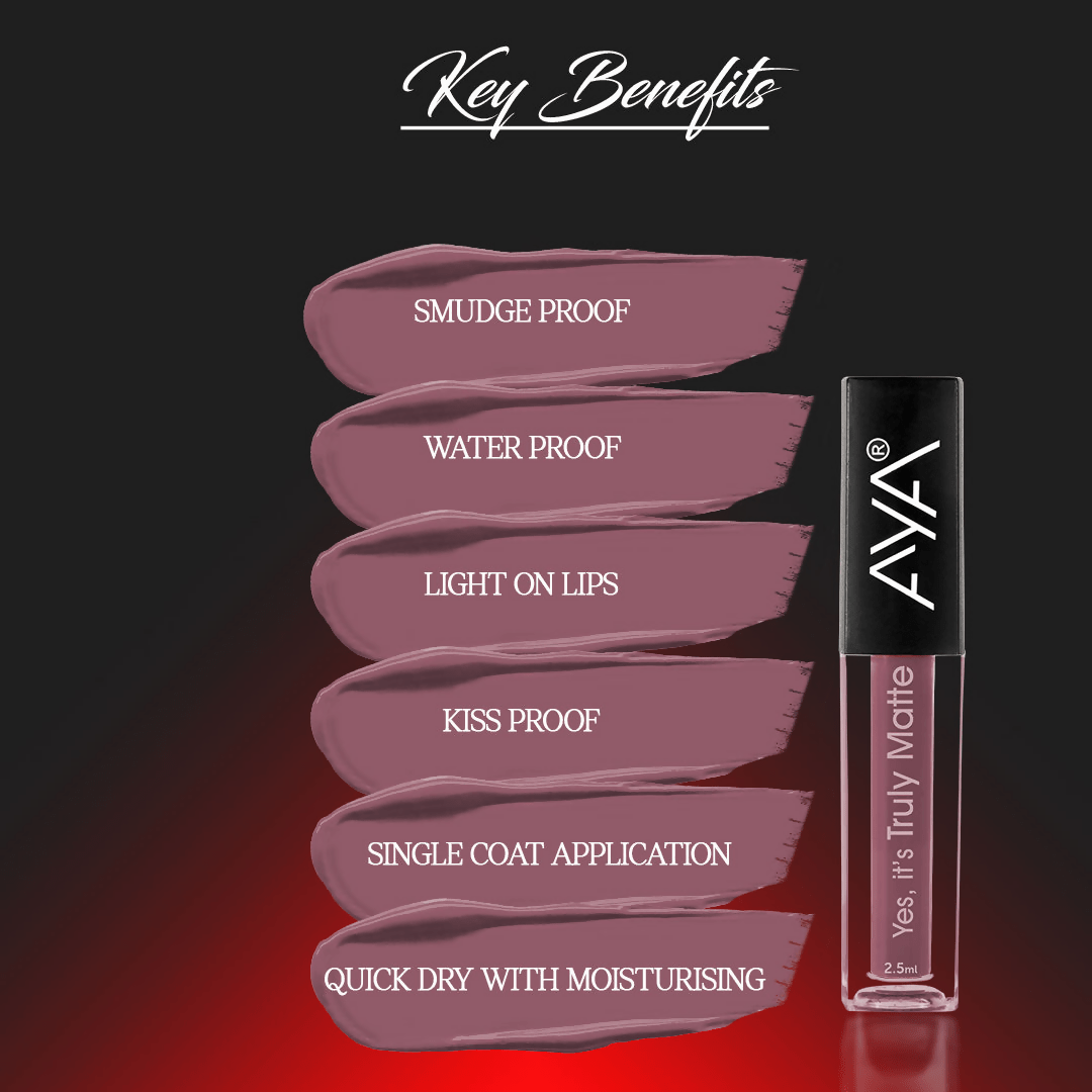 AYA Yes It's Truly Matte Liquid Lipstick - 04 Castle