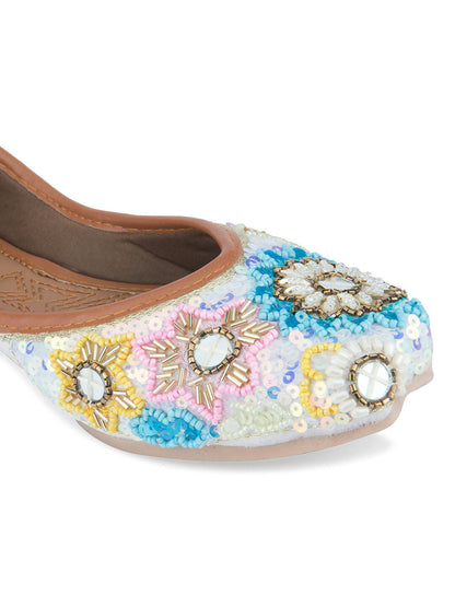 Desi Colour Women Indian Ethnic Footwear-Heavy Emb -8