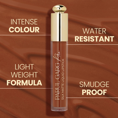 Parul Garg Beauty Silk Matte Liquid Lipstick - Chocolate Cosmos 03