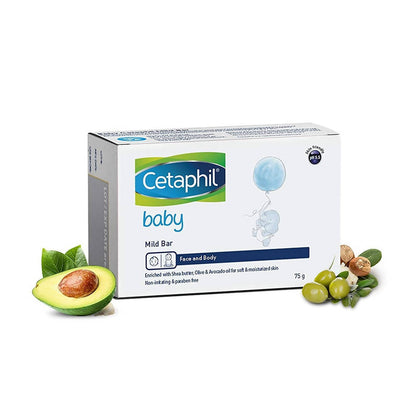 Cetaphil Baby Mild Bar Face & Body For Baby's Sensitive Skin