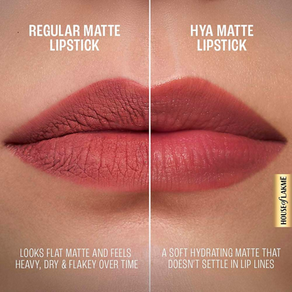 Lakme 9to5 Hya Matte Lipstick - Workday Rose