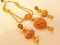 Gold-Polished Bridal Necklace Set