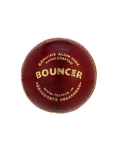SG Bouncer Leather Ball - Red