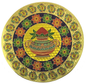 Stickerbazaar Micro Golden Embossing Rangoli Stickers
