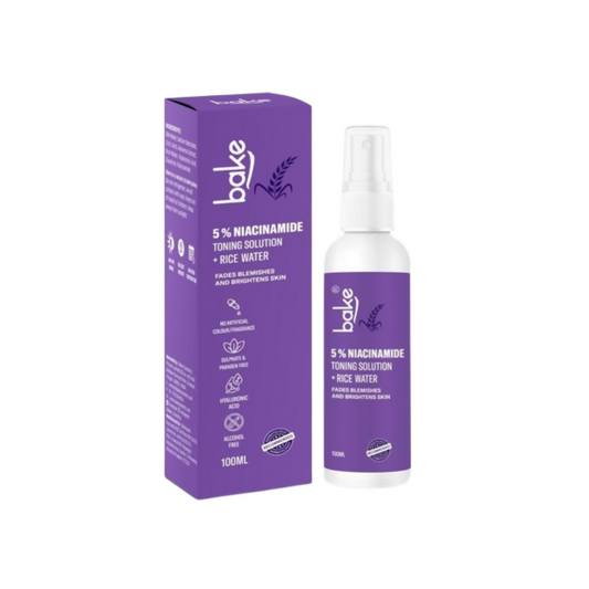 Bake 5% Niacinamide Toner With Fermented Rice Water
