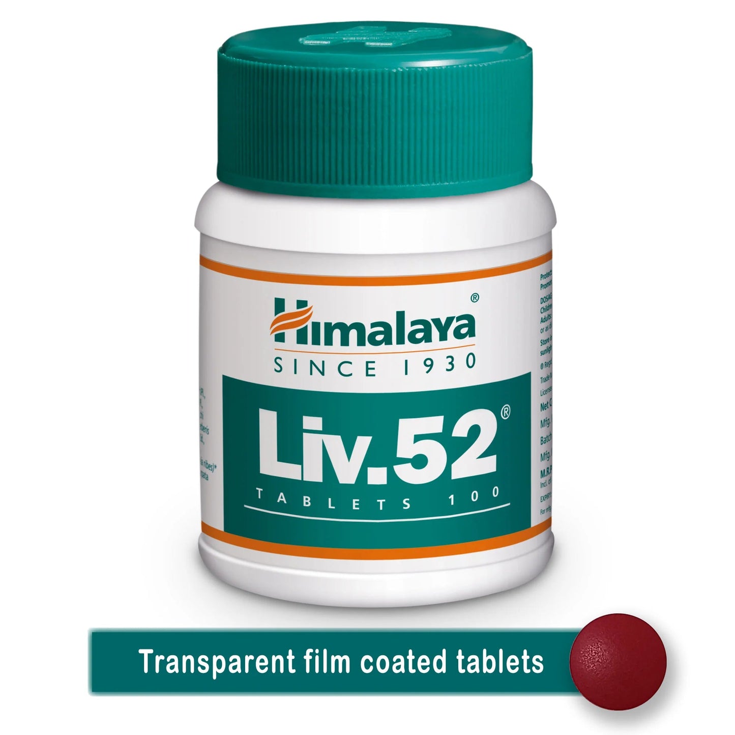 Himalaya Liv.52 Herbal Dietary Supplement Tablets - 100 Counts - Pack of 1