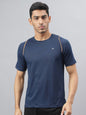 Alcis Round Neck Slim Fit Anti-Static T-Shirt