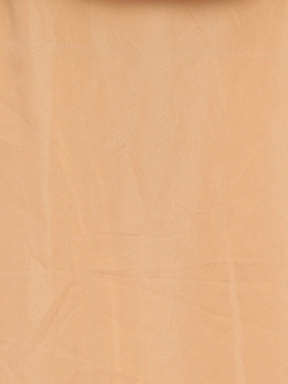 Souchii Cream-Coloured Floral Printed A-Line Dress