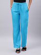 Souchii Blue Liva Ethnic Palazzos