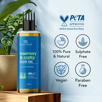 Botanic Hearth Rosemary & Castor Hair Oil
