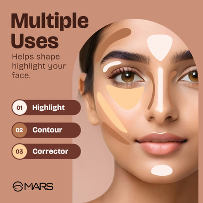 MARS Cosmetics SPF 50 PA++++ Cancel Concealer - 05 Sandstone