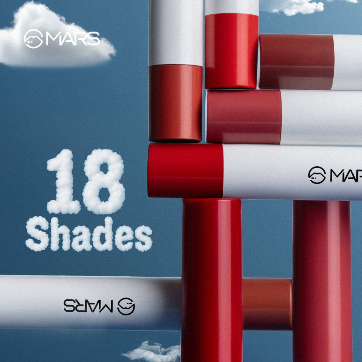MARS Cosmetics Cloud Kiss Soft - Matte Lip Crayon - 11 Stromy Brown