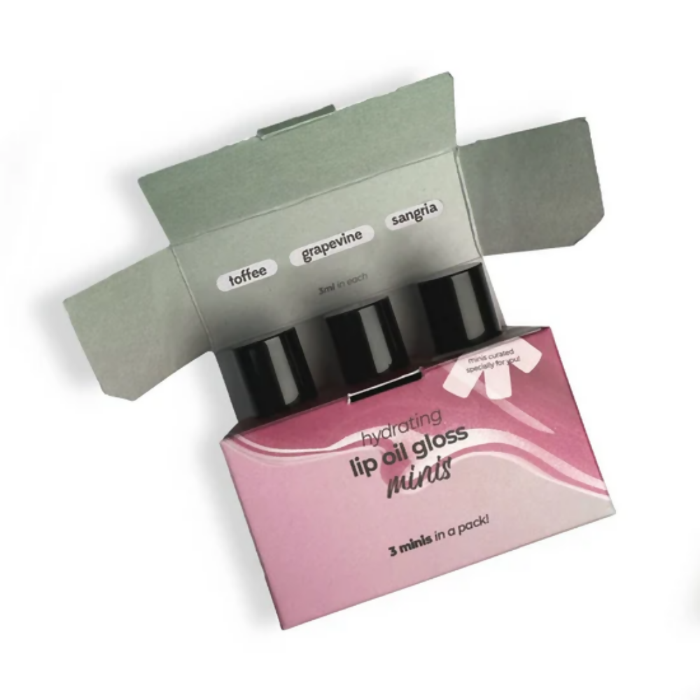 Ruby's Organics Lip Oil Gloss Minis Pack - Sunset