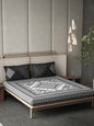 DDecor Live Beautiful Black & White 140 TC Cotton King Bedsheet & 2 Pillow Covers