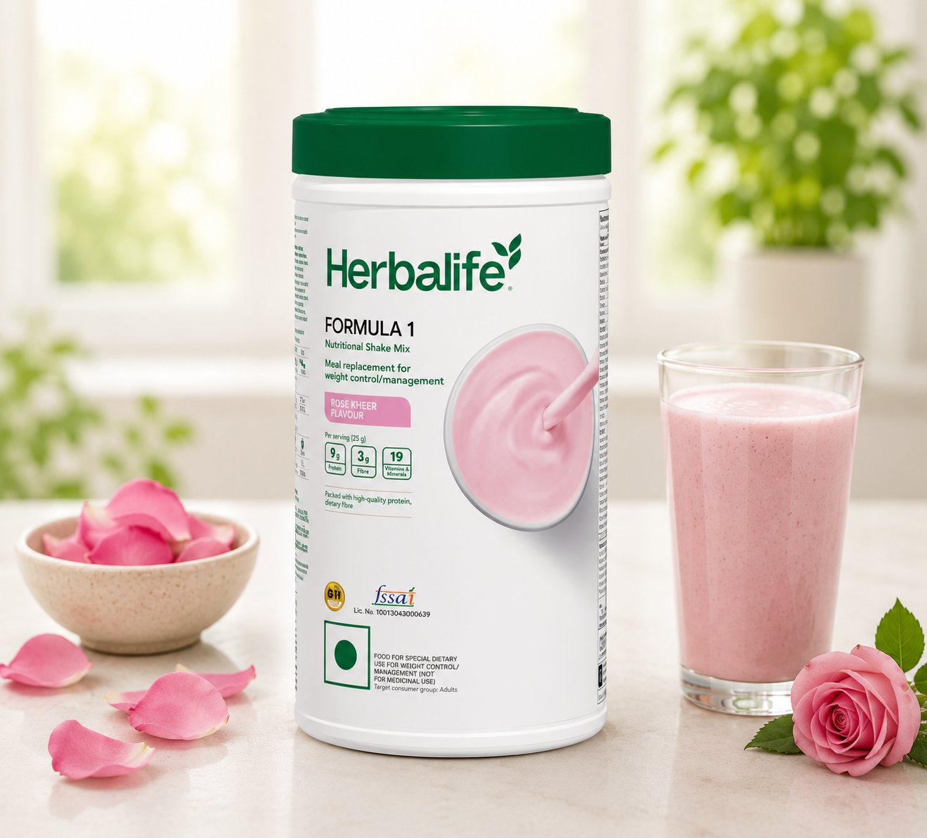 Herbalife Formula 1 - Nutritional Shake Mix - Rose Kheer Flavour