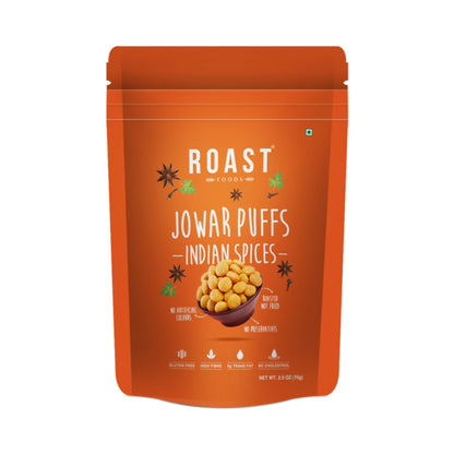 Roast Foods Jowar Puff Indian Spices