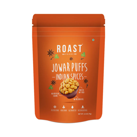 Roast Foods Jowar Puff Indian Spices