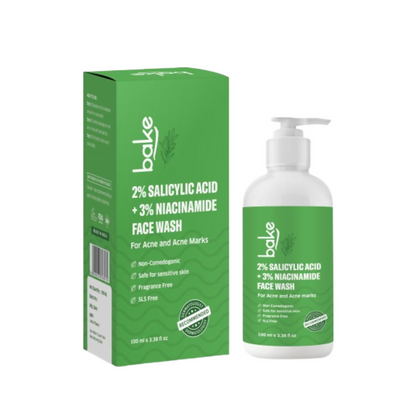 Bake 2% Salicylic Acid & 3% Niacinamide Face Wash