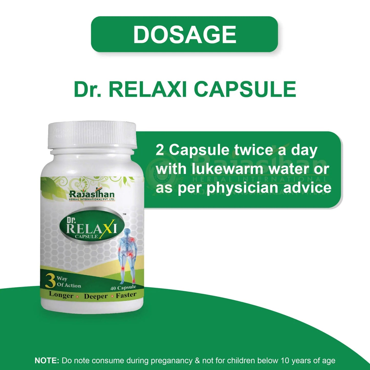 Dr Relaxi Herbal Capsules for Joints Pain and Comfort