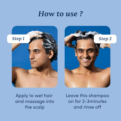 Man Matters Anti Hair Fall DHT Blocking Shampoo With Argan Oil, Biotin, Caffeine