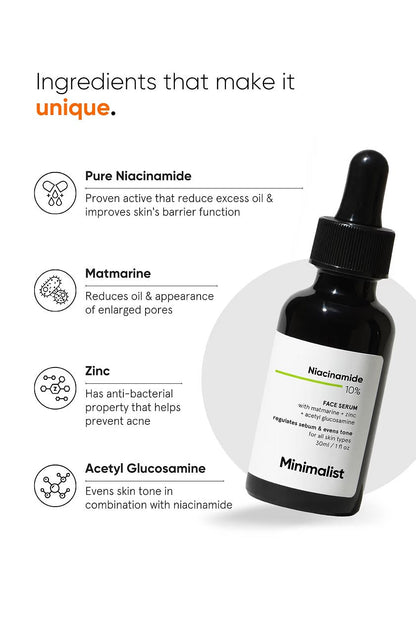 Minimalist 10% Niacinamide Face Serum