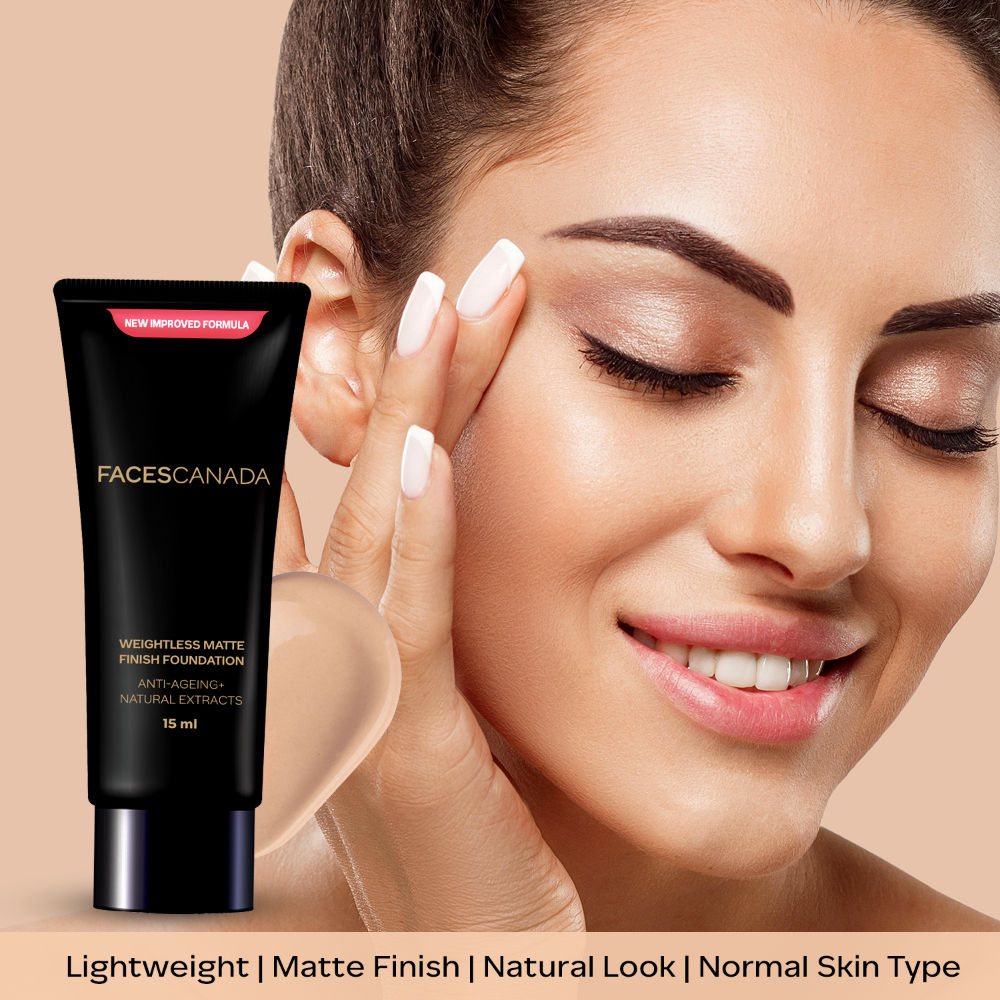 Faces Canada Weightless Matte Finish Foundation-Ivory 02