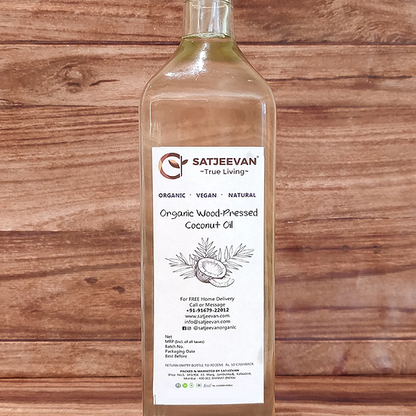 Satjeevan Organic Wood-Pressed Coconut Oil
