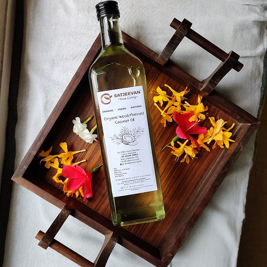Satjeevan Organic Wood-Pressed Coconut Oil
