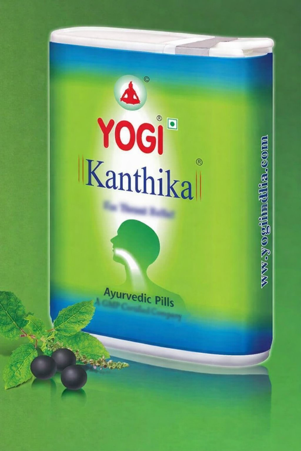 Yogi Kanthika Throat Relief Tablets