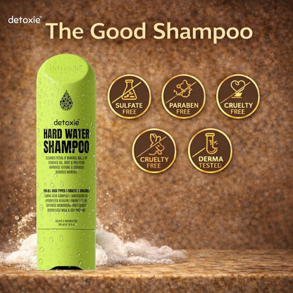 Detoxie Hard Water Relief & Hair Fall Control Pro Growth Shampoo