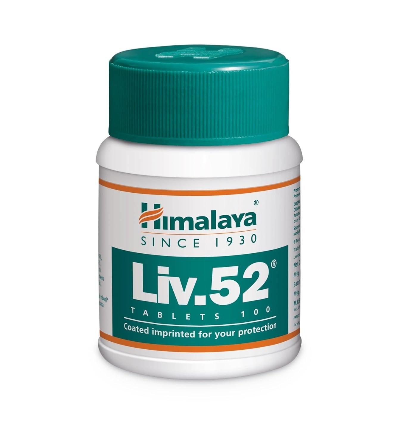 Himalaya Liv.52 Herbal Dietary Supplement Tablets - 100 Counts - Pack of 1