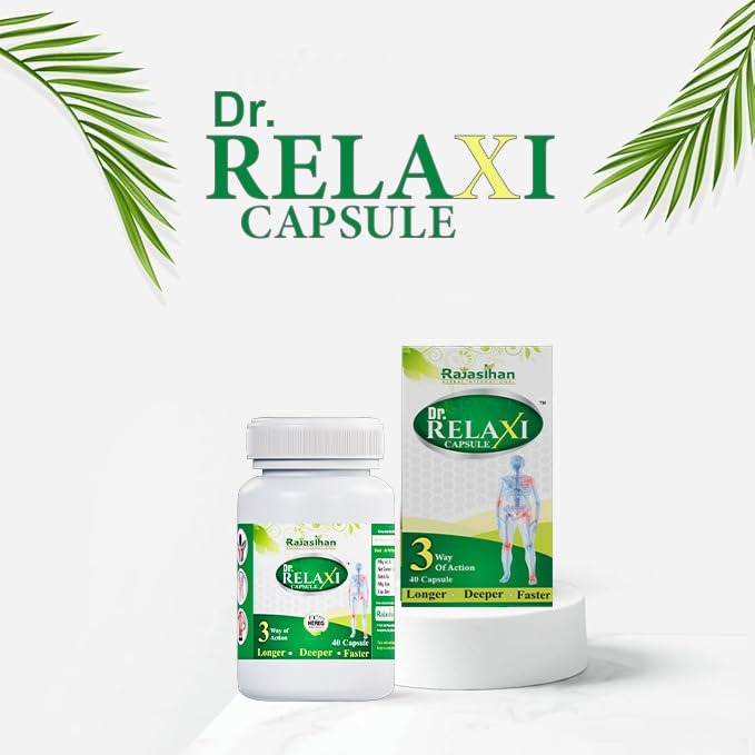 Dr Relaxi Herbal Capsules for Joints Pain and Comfort