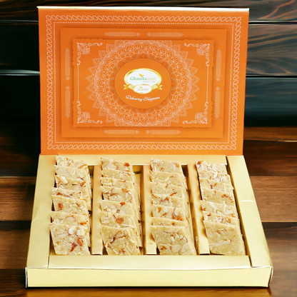Ghasitaram Sugarfree Pure Kaju Katlis Sweet Box