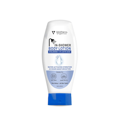 Volamena Hyluronic + Lactic Acid In-Shower Body Lotion With Aloevera
