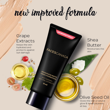 Faces Canada Weightless Matte Finish Foundation-Natural 03