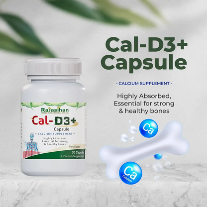 Rajasthan Herbals International Cal-D3+ Capsules