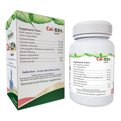 Rajasthan Herbals International Cal-D3+ Capsules