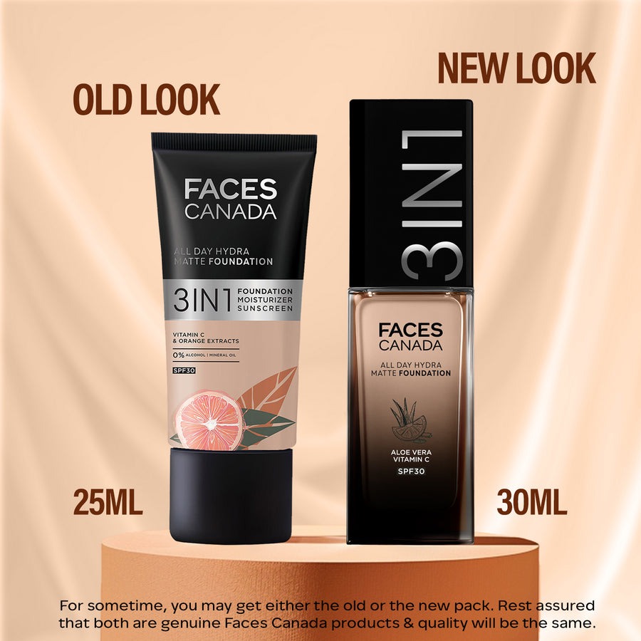 Faces Canada All Day Hydra Matte Foundation-Warm Natural 021
