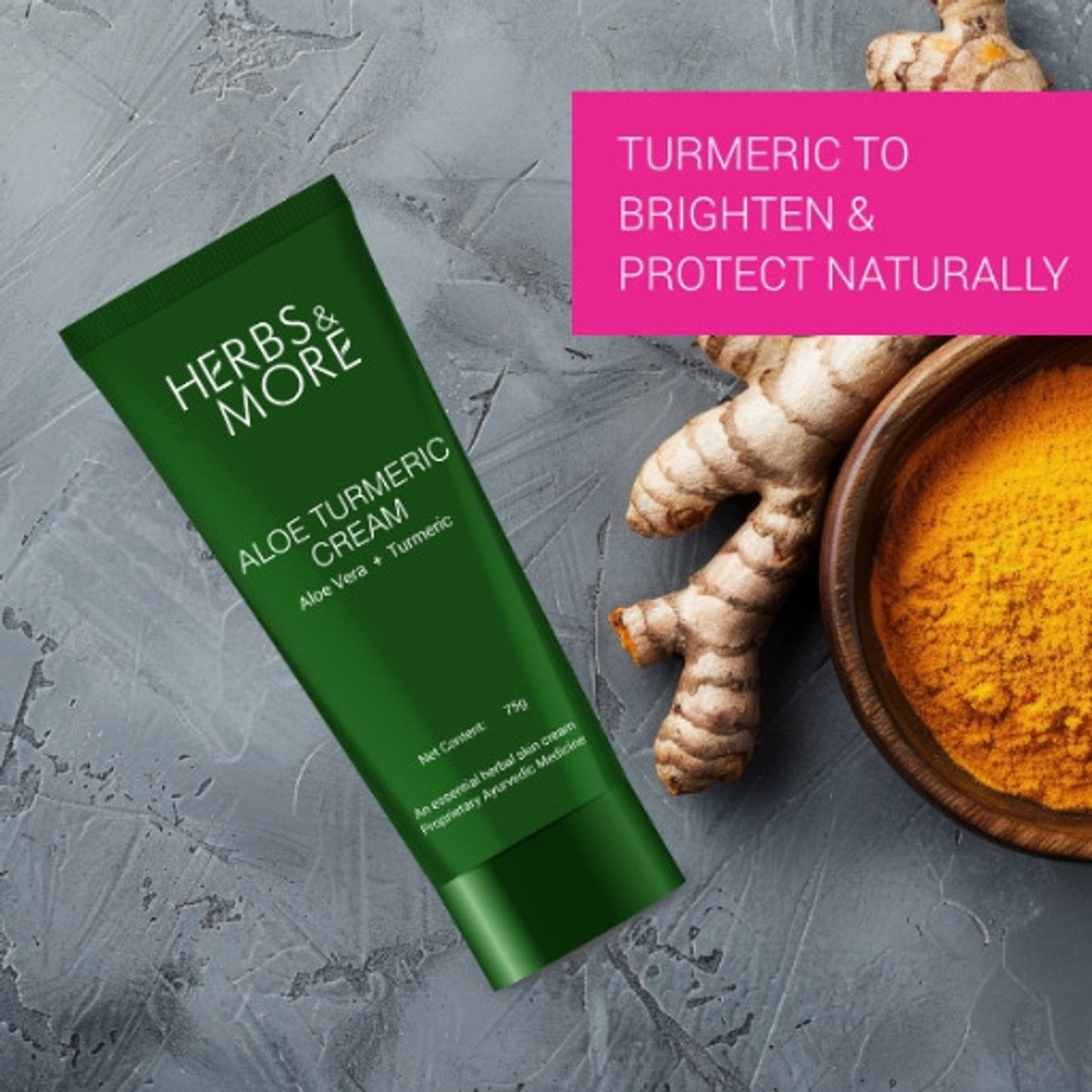 Herbs & More Aloe Turmeric Cream