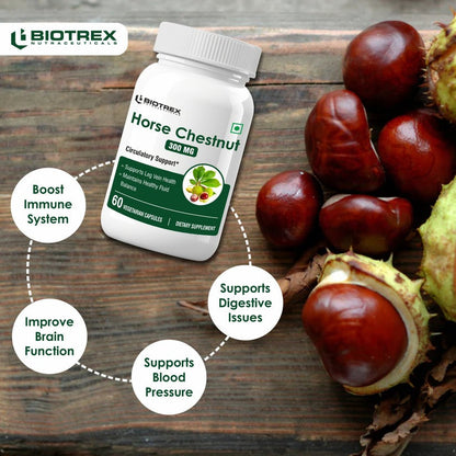 Biotrex Horse Chestnut 300Mg Veg Capsules