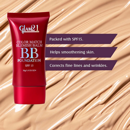 Glam21 Color Match BB Foundation SPF15 - 05 Medium Tan